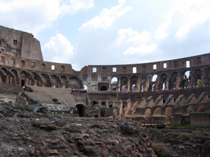 Coliseo por dentro