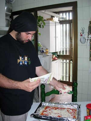 Echando el queso