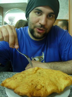 pizza frita