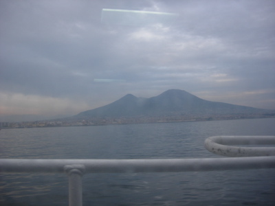 Vista del Vesubio