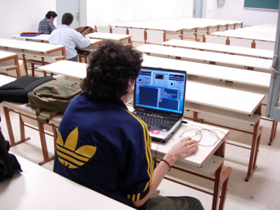 estudiando?