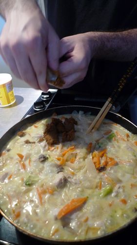 Receta de curry tailandes