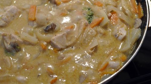 Receta de curry tailandes